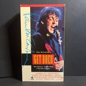 Paul McCartney’s Get Back VHS Tape (1991) World Tour Concert – Vestron Video